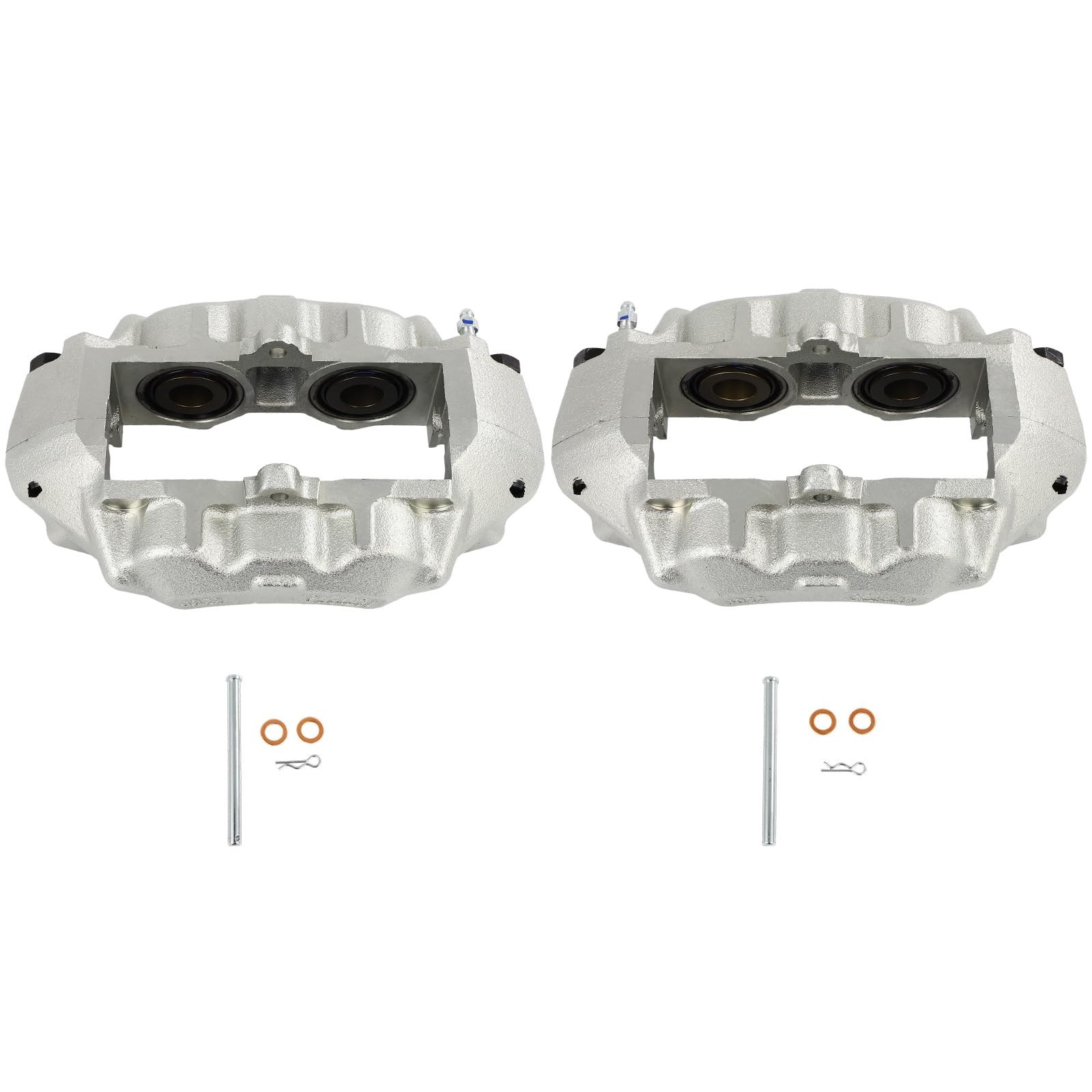 SCITOO 187017 187016 Front Left &amp; Right Disc Brake Calipers Fit For Chev For Corvette 1965-1982, 4 Pistons