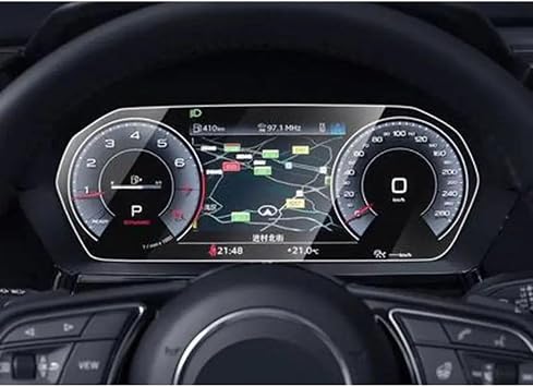 Audi A3 Navigasyon Dijital Gösterge Nano ve piano black uyumlu Tpu Koruyucu 7 li set 2021 2023