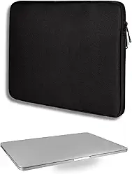 Capa Neoprene P/Notebook Macbook e Tablet até 15,6 Polegadas - Flexível, Macio, Resistente a Respingo, Poeira e Arranhões, Impermeável - Design Slim e Elegante - Proteção Premium com Zíper Reforçado