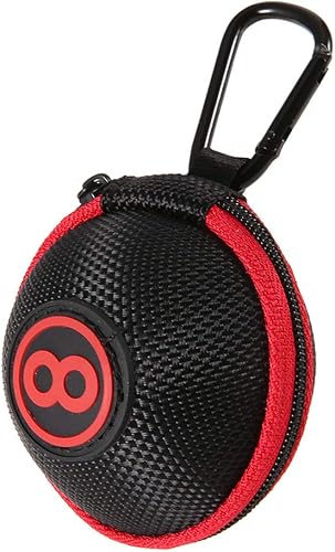 Miniatura 7 de Lixada Bola de billar blanca de 2.252 in, 6 puntos rojos, bola de entrenamiento para taco de piscina (caja de bola de cue)