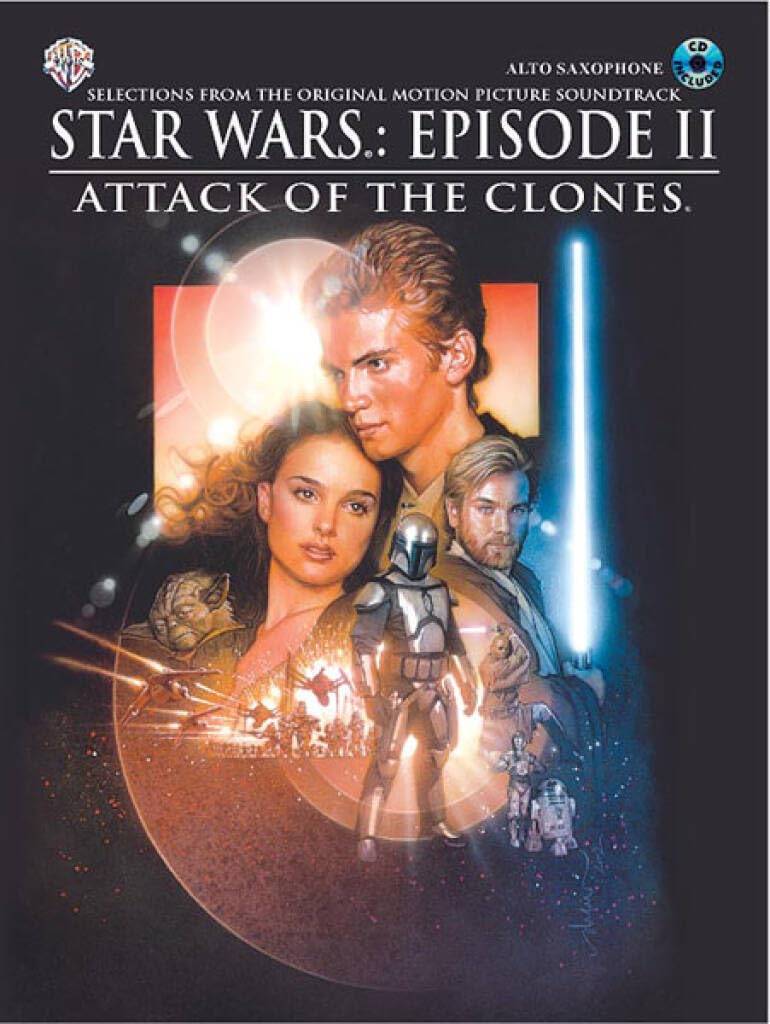 Star Wars Attack of the Clones Alto Saxophone livre partitions