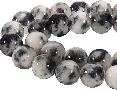 10mm Natural Persian Jade Beads,Black Colorful Dyed Healing Crystal Round Loose Stone Beads for Jewelry Making, DIY Bracelets Necklaces, Chakra Energy Craft Supplies