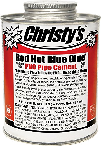 Christys RH-RHBV-PT 16 Oz Red Hot Blue Glue Low VOC