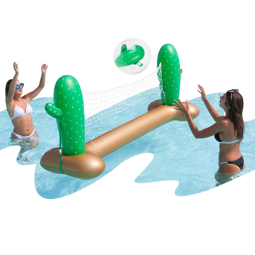 Inflatable Volleyball Rack - Cactus Design