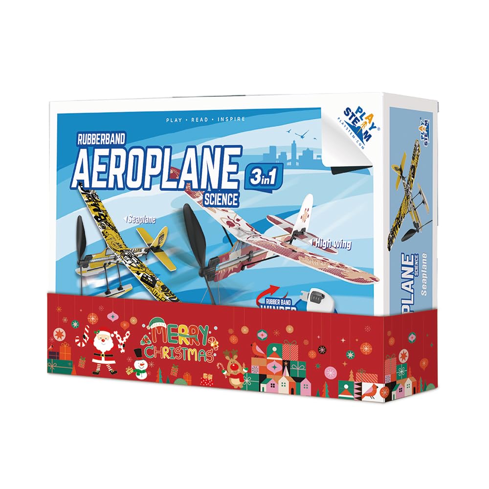 Rubber Band Aeroplane Science 3 in 1