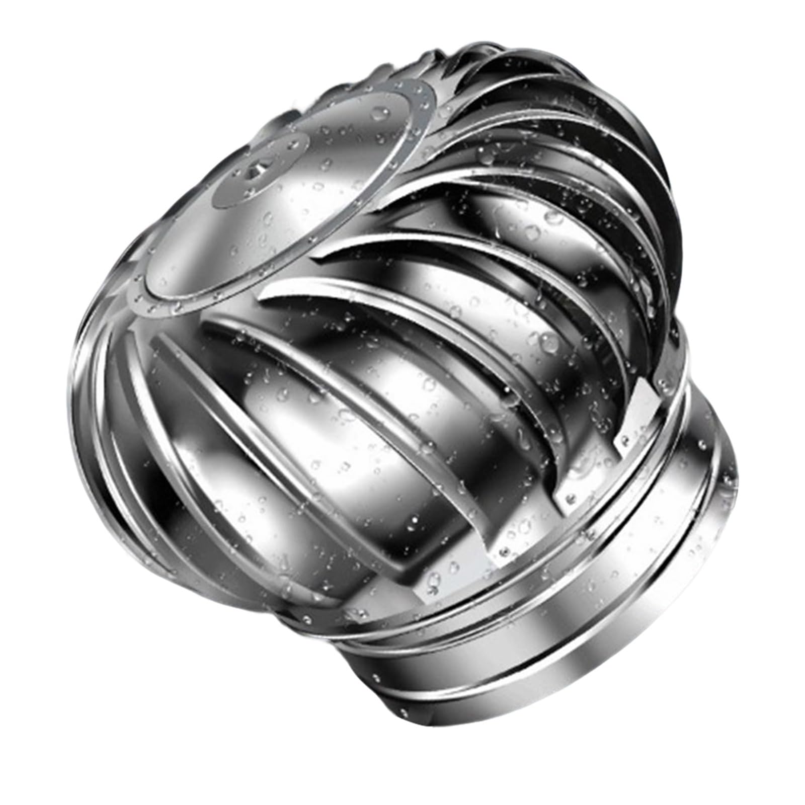 Uzamirlex One Color Chimney Spinner Cowl, 304 Stainless Steel Chimney Cap 75-400Mm For Ventilation And Rain Cover(110Mm/4.33In)
