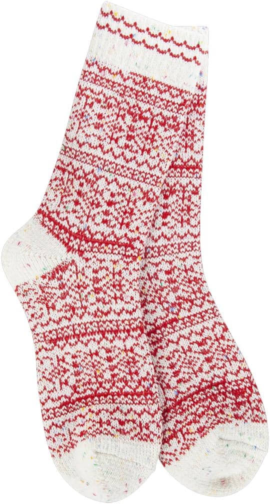 Holiday Confetti Crew Socks, One Size Fits Most