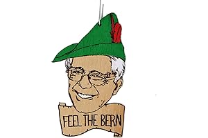 Feel the Bern Bernie Sanders Christmas Ornament