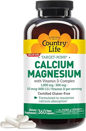 COUNTRY LIFE Vitaminas TM Cal-MAG D 360 VCAP