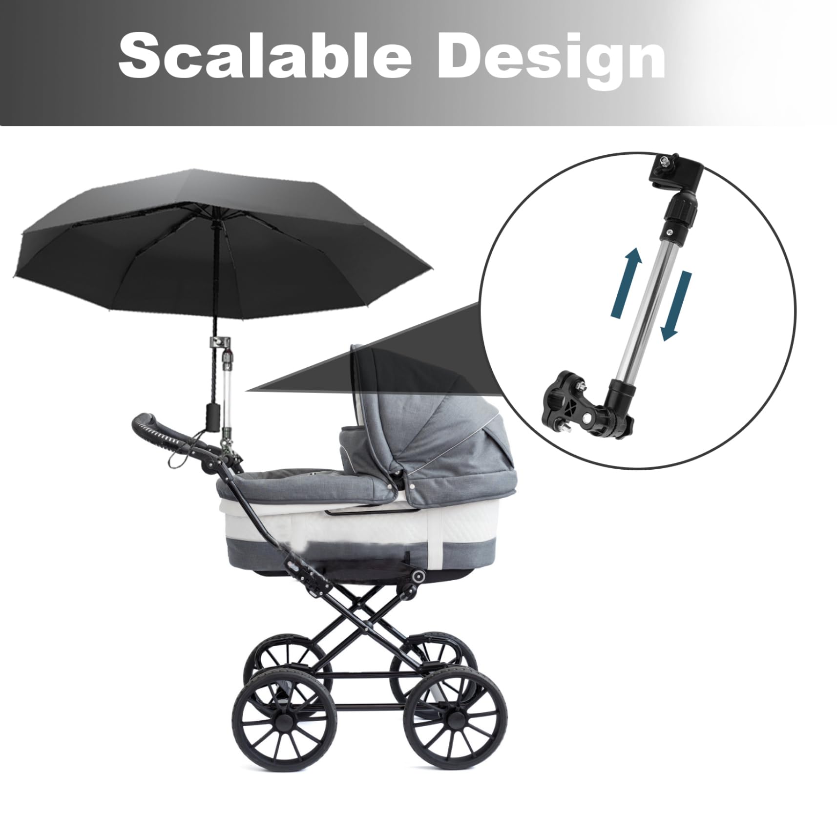 Stroller Umbrella Attachment Cheap (Great Home)Hands-Free Umbrella