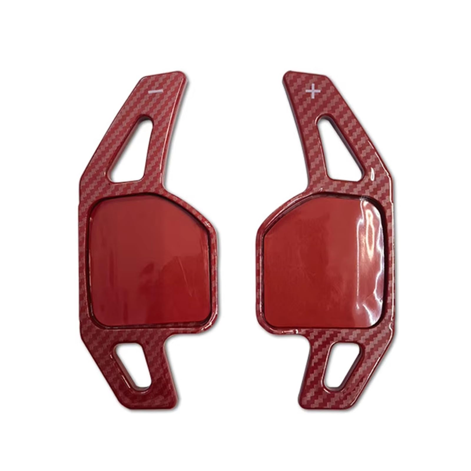 Reyukhn Red Carbon Fiber Shift Paddle Accessories 2Piece Steering Wheel Gear Shift Paddles For A3 A4l For A5 A6l For A7 For A8 S3 S5 Sq5 Rs3 R8 For Q3 For Q5 For Q7 S6 S7 Steering Wheel Trim