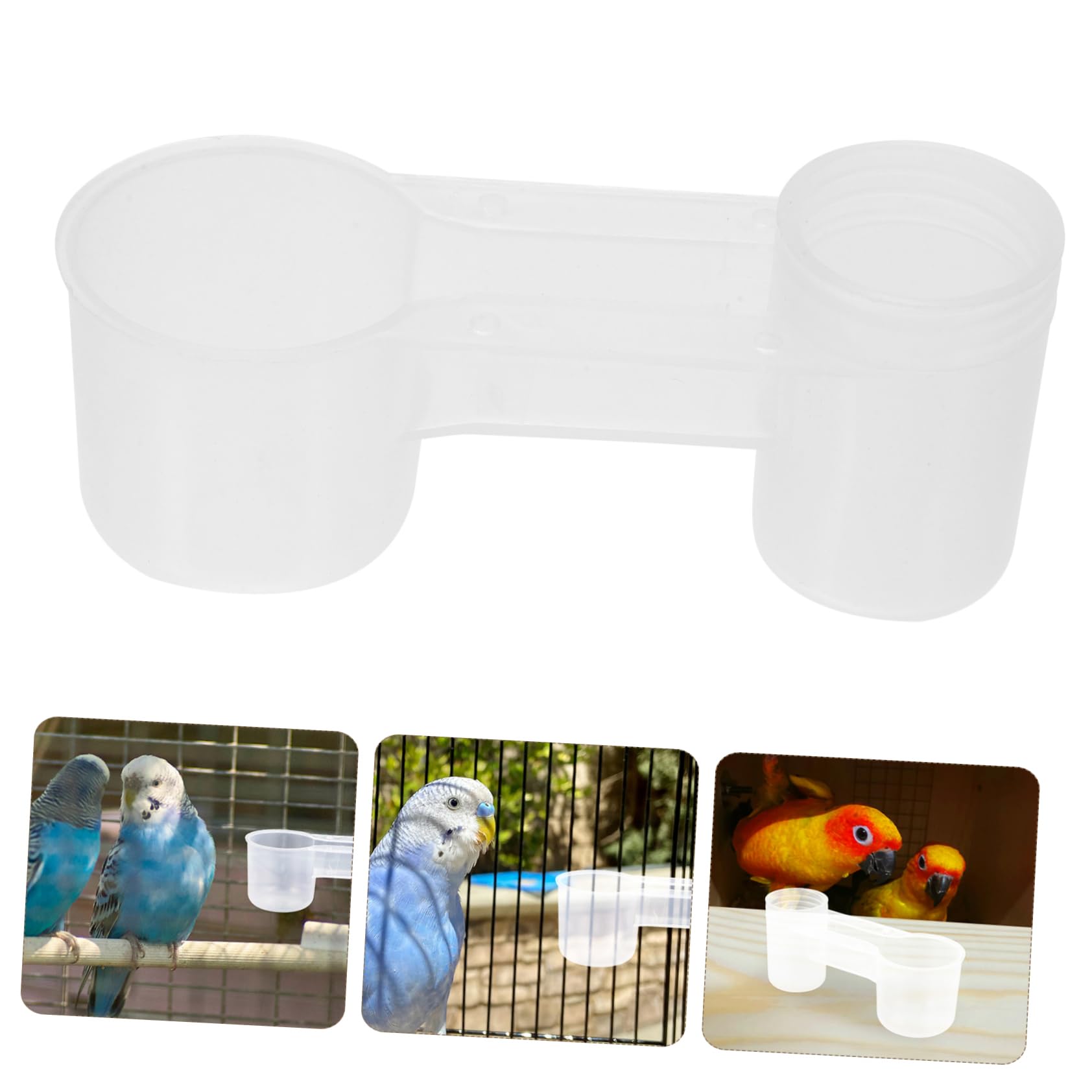 ERINGOGO 10Pezzi Bevitore per Uccelli da Distributore Acqua per Piccioni e Pappagalli Facile per Negozi Animali Case