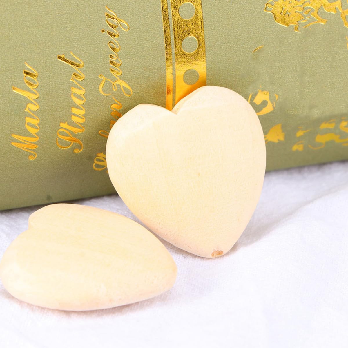 ABOOFAN 200stücke Unbehandelte Holzherzperlen Für Schmuckherstellung Herzform Bastelmaterial Für Valentinstag Deko Und Naturmaterialien Für Kreative Projekte