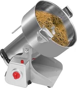 2500g Grain Mill, 304 Stainless Steel Spice Grinder, 4500W High-speed Commercial Flour Mill, Superfine Flour Mill Grinder for Flour Dry Corn Cereals Grain Herb Spice Coffee