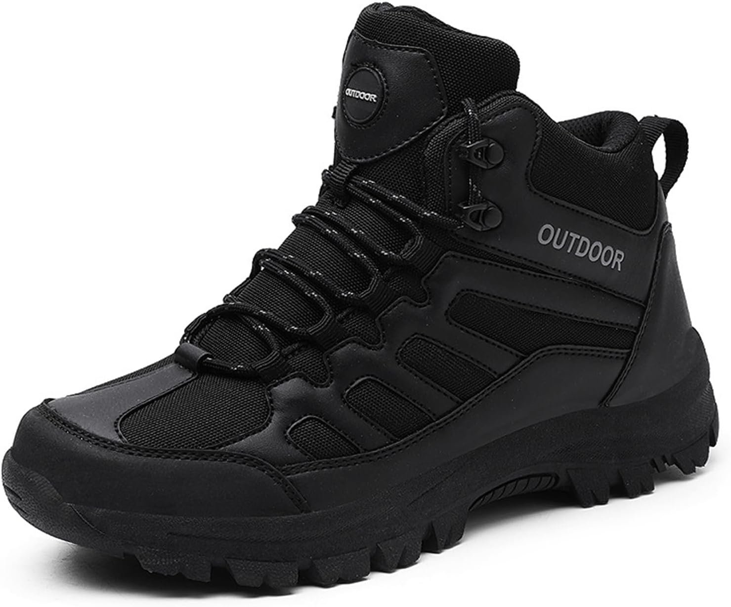 Men'S Breathable And Waterproof Outdoor Hiking Boots Comfortable, Non-Slip And Anti-Collision Toe Cap, Lightweight And Durable Hiking Military Boots Tactical Boots