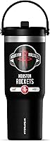 Vista 15 de Hydrapeak x NBA Vaso Nomad con Licencia Oficial de Phoenix Suns de 32 oz con Asa y Tapa con Popote, Botella de Agua de Acero Inoxidable a Prueba