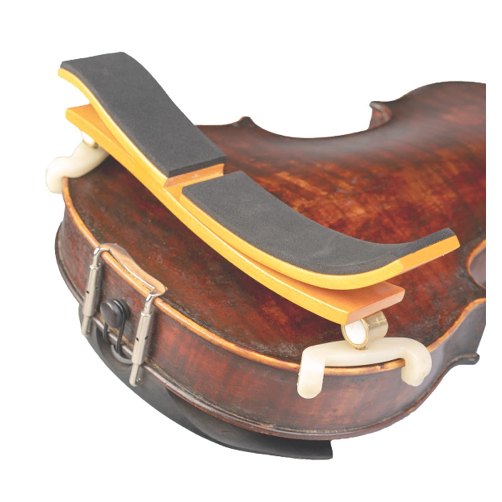 Parte de violín Almohadilla De Hombro para Violín, Reposabrazos De Arce Ajustable De Varias Posiciones, Pies Ajustables De Estilo Alemán, Cómodo Acolchado De Espuma