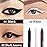 evpct 3Pcs Black & Dark Brown & White Gel Glitter Matte Metallic Eyeliner Pencils Set for Women Waterproof Smudge Proof lapiz de ojos delineador de ojos contra el agua Eye Liner Makeup 01 02 22