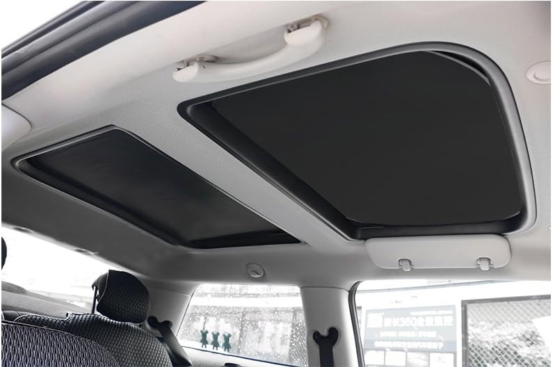 Yu Motor 2pcs Foldable Sunroof Shade Sunshade Heat Isolate fit for Mini Cooper, Clubman & Countryman R56 All Years