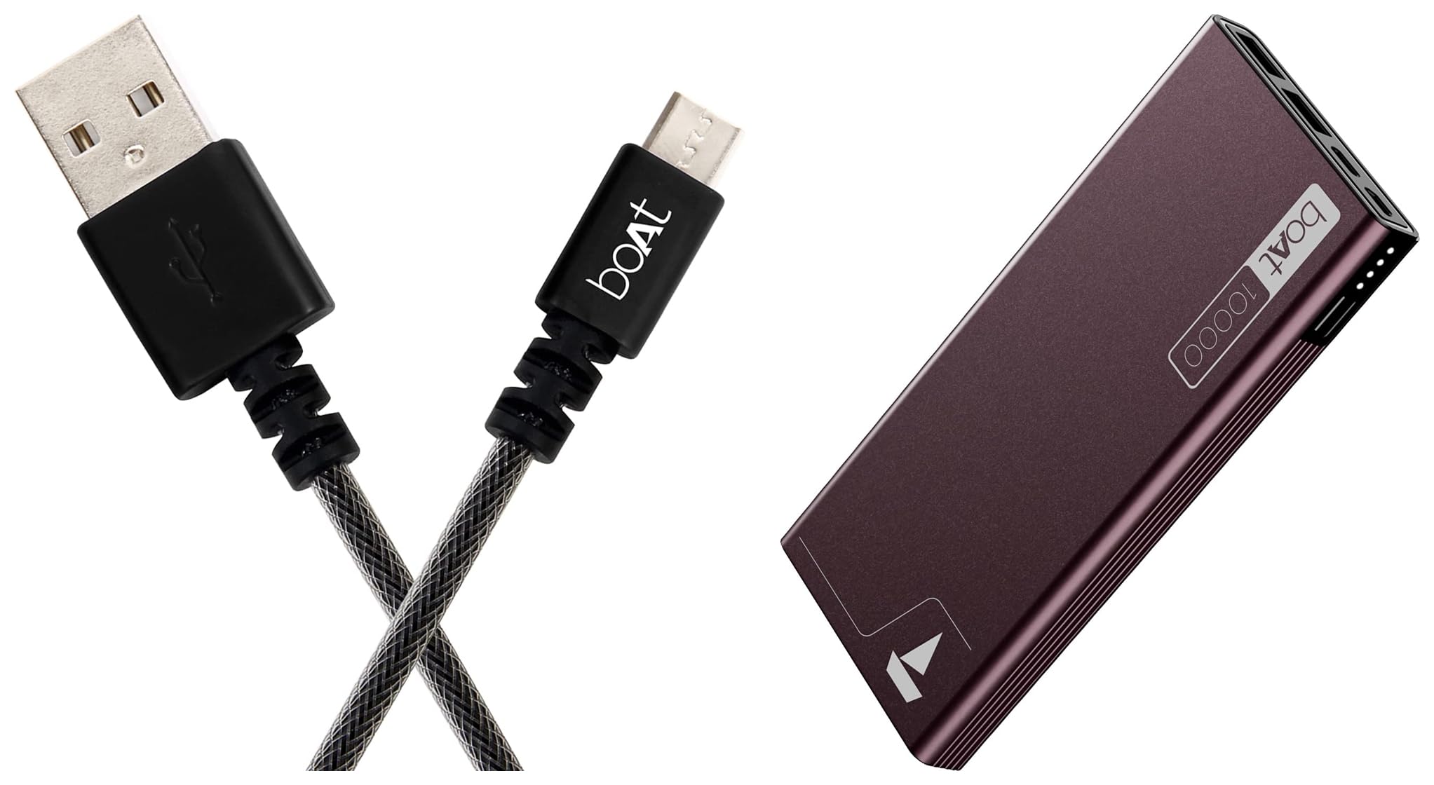 Boat Energyshroom PB300(Burgundy) + Boat Micro USB 500 (Black