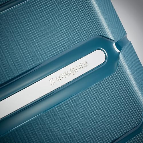 Image of Samsonite Freeform Hardside Expandable with Double Spinner Wheels, Dark Teal, Checked-Large Spinner, Freeform Hardside Expandable Luggage With Spinners
