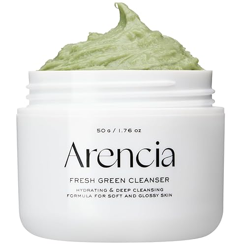 ARENCIA Korean Rice Mochi Limpiador facial y exfoliante diario, hidratante, iluminador y limpieza profunda, todo tipo de piel, vegano, orgánico, con