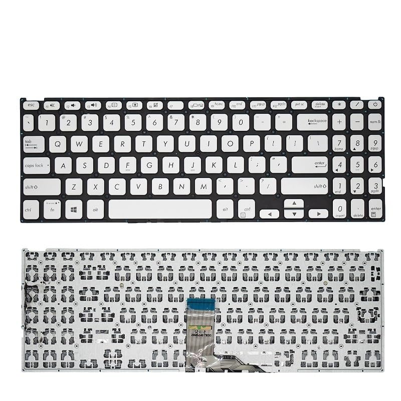 Clavier ASUS Vivobook X512 ajustement précis touches argent