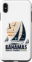 Vista 11 de Abaco Sloop Sailing Bahamas Regatta Sailboat Bahamian Flag Case for iPhone 16