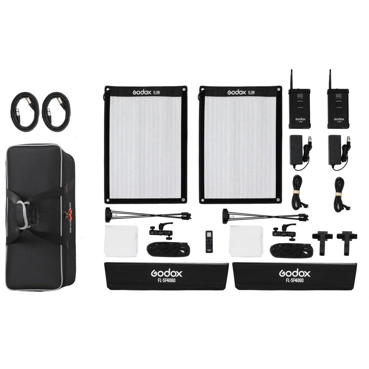 GODOX FL100-K2-2 panneau led flexible FL100 avec support et sac