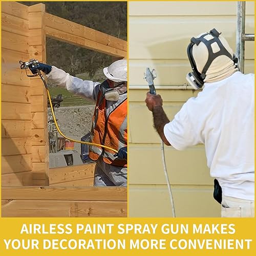 Miniatura 6 de Spray freely Pistola pulverizadora sin aire de alta presión  2 piezas de 3600 PSI, equipada con 5 modelos de boquillas diferentes, 6 filtros,