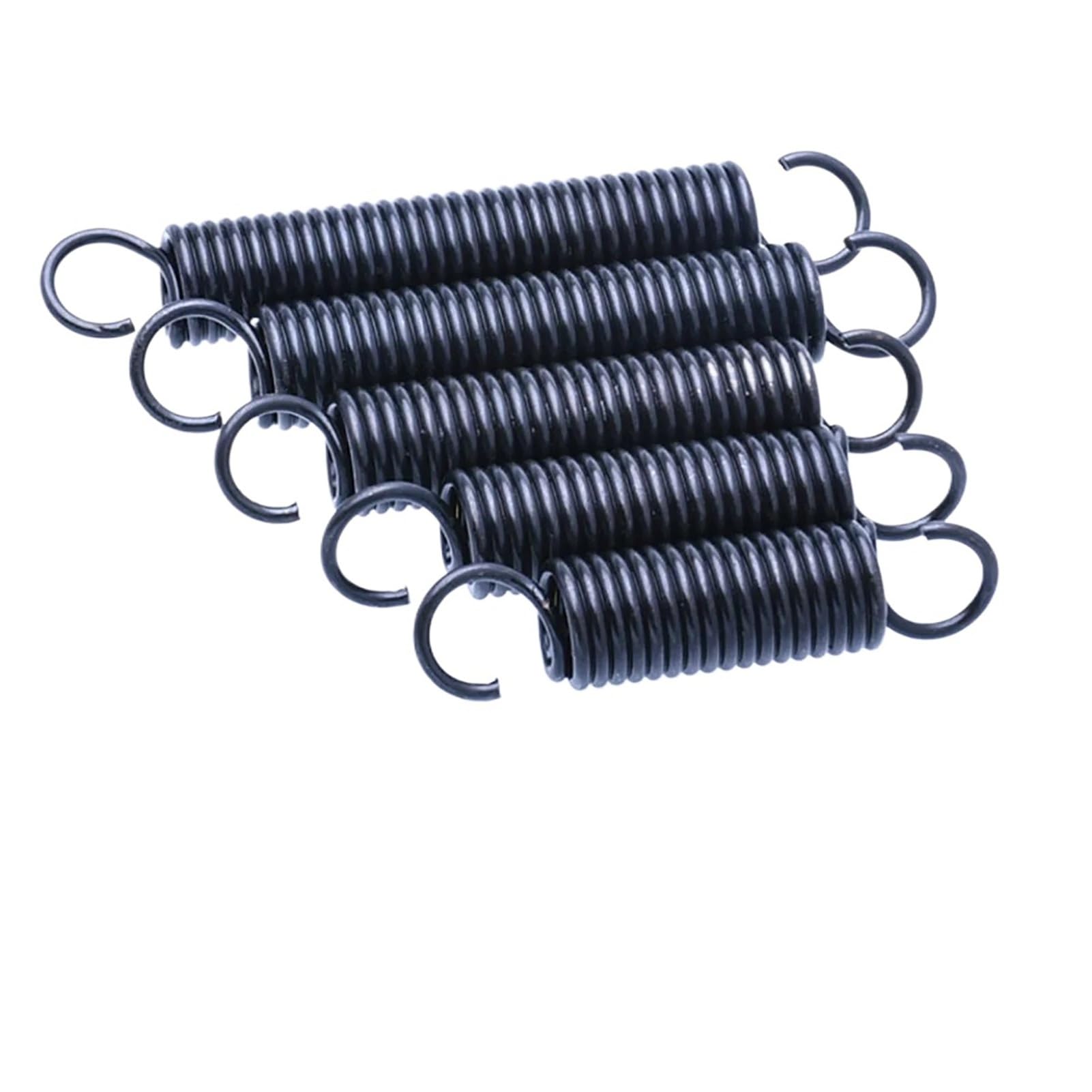 Tension Springs, 5Pcs 1mm Wire Diameter Tension Spring with Open Hook Extension(10mm,60mm)