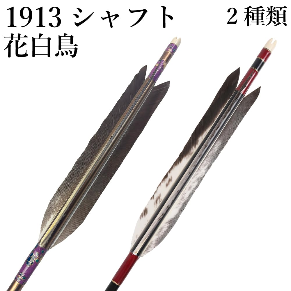 Amazon | 山武弓具店 矢 弓道 花白鳥 1913 シャフト 6本組 紫 梅 和