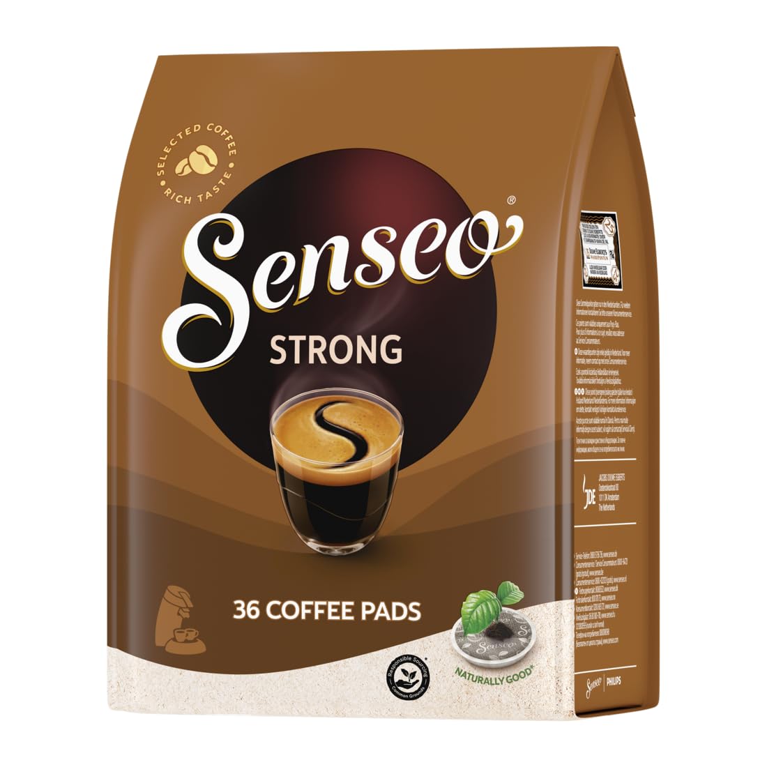 Senseo Kawa w saszetkach mocnych/mocnych, intensywny i pełny smak, kawa, 360 saszetek