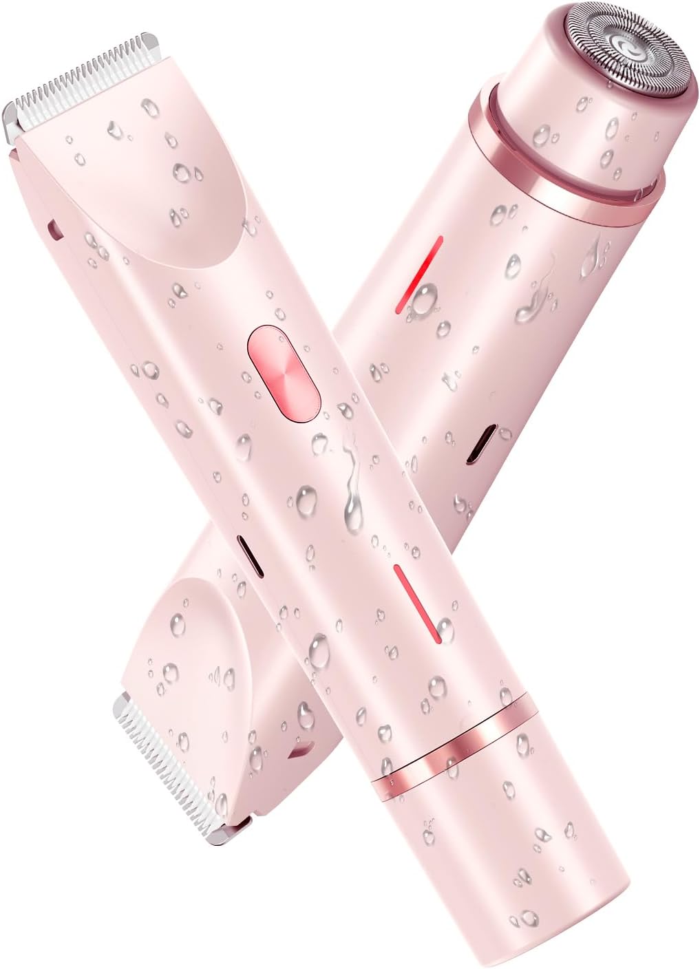 Electric Bikini Trimmer for Women – Gentle Trimming Facial Hair Removal, IPX7 Waterproof, Dual Head, USB Charge, Ceramic Blade, Blue Electric Bikini Trimmer for Women – Gentle Trimming Facial Hair Removal, IPX7 Waterproof, Dual Head, USB Charge, Ceramic Blade, Blue