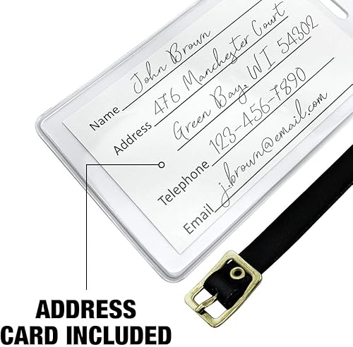 Miniatura 3 de Harry Potter Hogwarts - Juego de 2 tarjetas de identificación con escudo floral para equipaje de mano