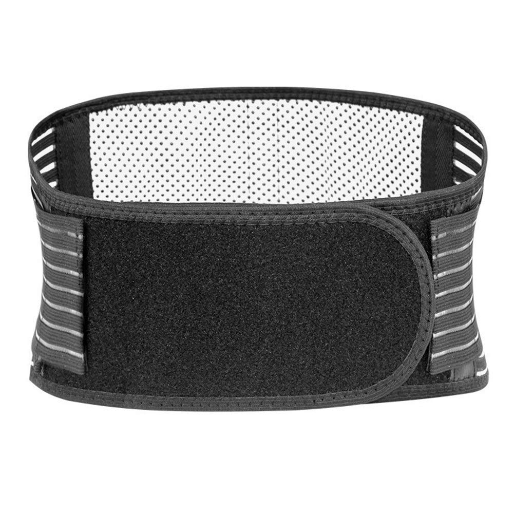 cintura di sostegno lombare, Supporto for la parte bassa della schiena regolabile for terapia magnetica autoriscaldante for scoliosi sciatica ed ernia del disco(S)