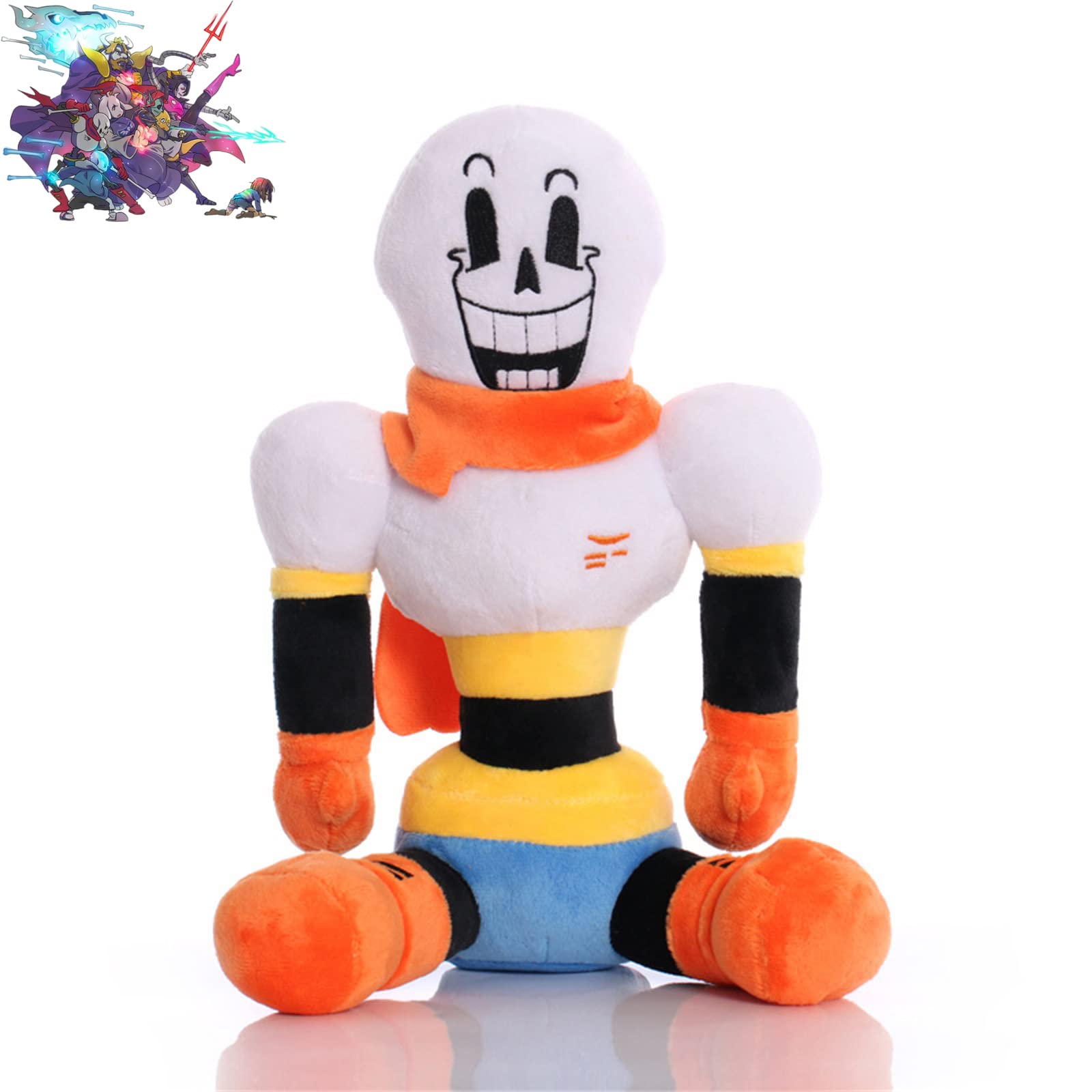 NAUXIU Sans Papyrus Chara And Frisk Plush,Undertale Plush Toy,Undertale Plushies,Undertale Plush Papyrus,Undertale Plush Toy Undertale Sans Papyrus Frisk Chara Temmie Plush Stuffed Toys Doll
