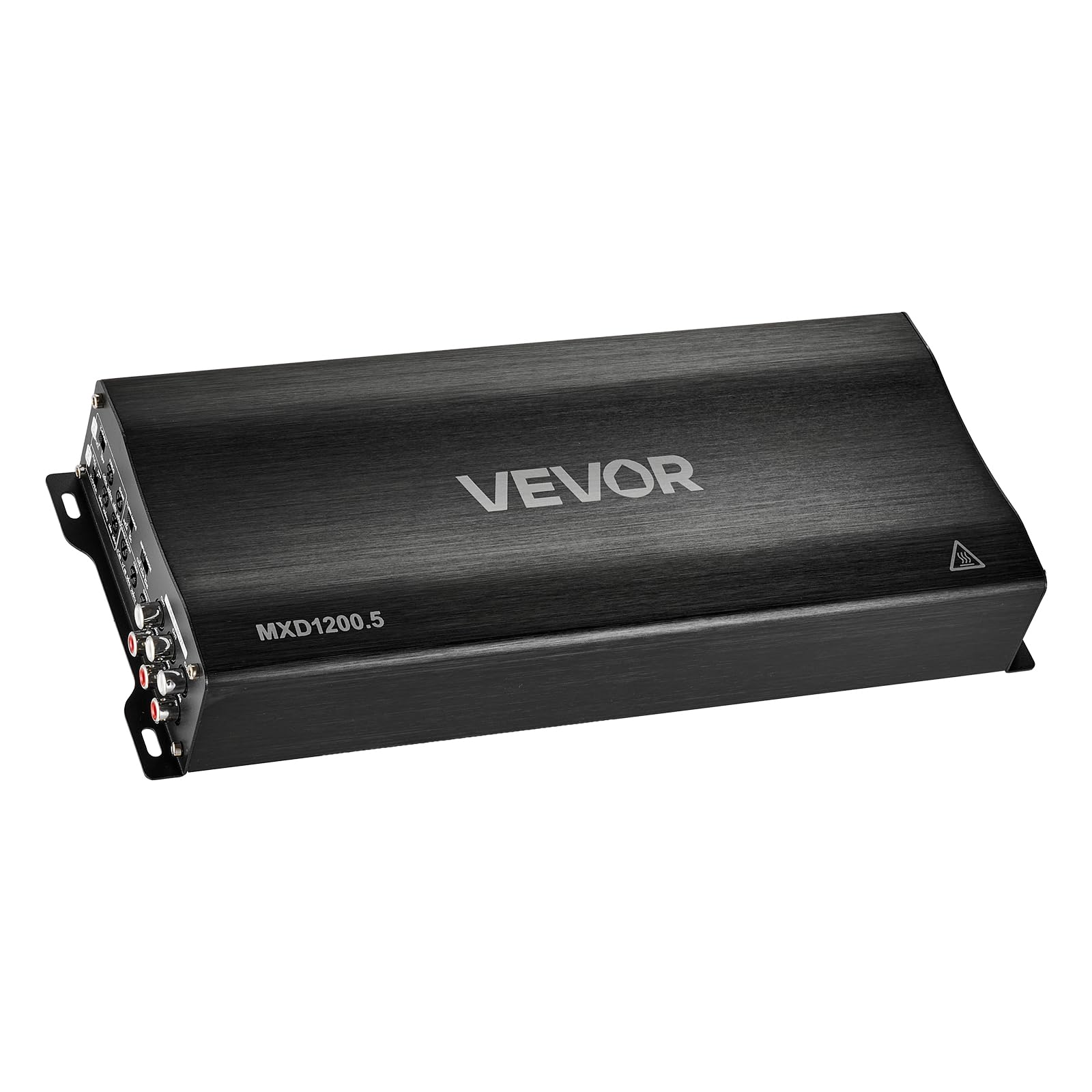 VEVOR Amplificateur Audio Voiture, Ampli de Puissance à 5 Canaux Pontables avec Sortie Subwoofer Dédiée, Classe D, 4x100W + 1x500W RMS sous 2 ohms, Amplificateur Multicanal Stéréo pour SUV, MPV