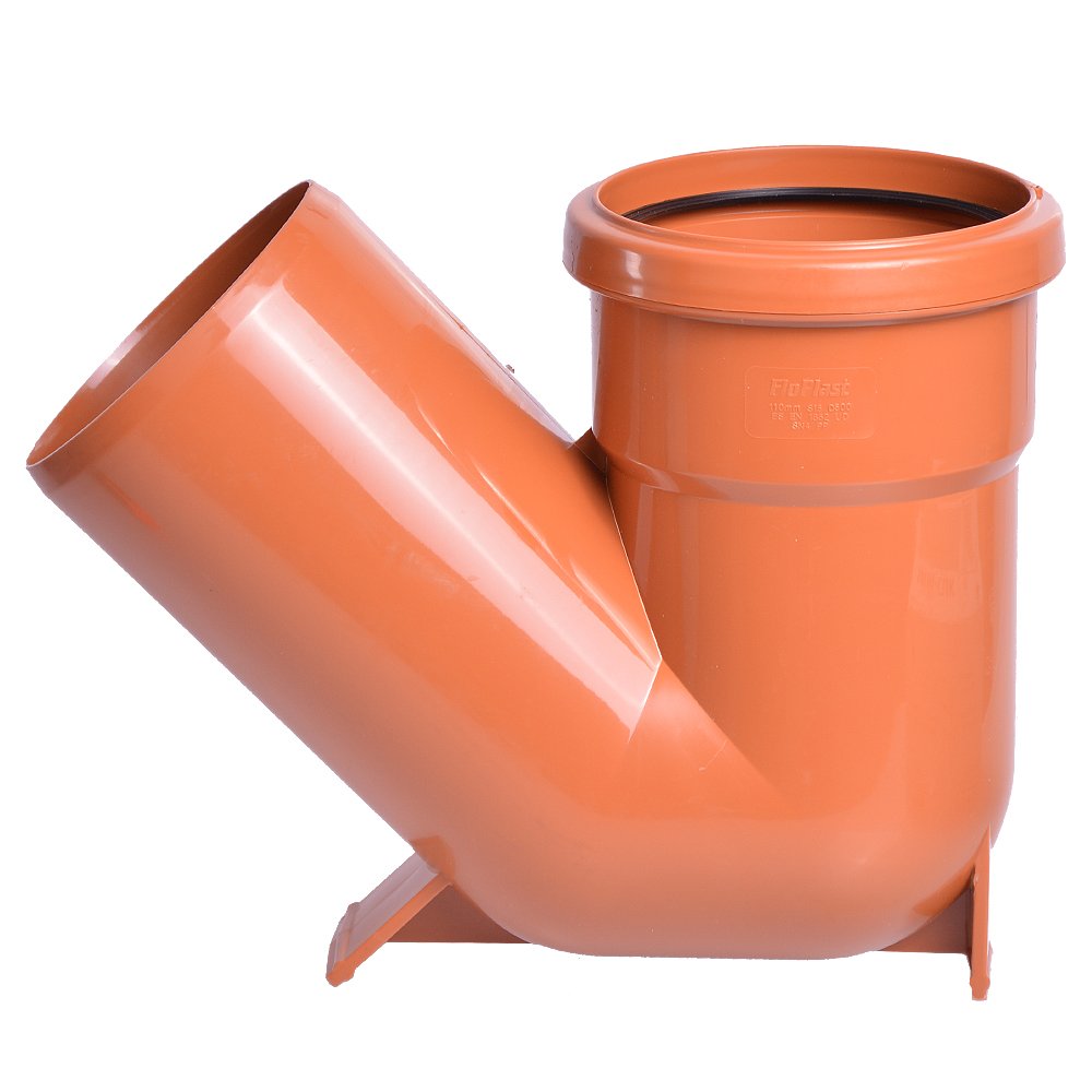 Floplast Underground Drain 110Mm Universal Gully Trap Socket/Spigot 5055149937507