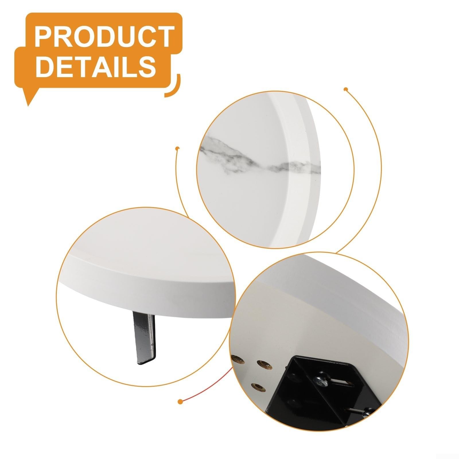 Bandeja ajustable para brazo de sofá, con clip, de madera, soporte para bebidas, diseño antideslizante para mando a distancia, perfecto para reposabrazos de sofá, color blanco