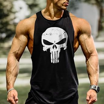 Lift Men's Bodybuilding Gym Tank Tops Workout Stringer Sleeveless Shirts Vest Cotton