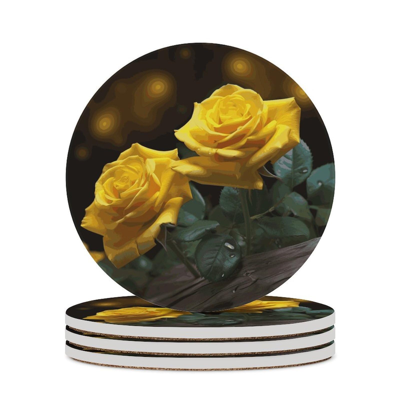 Sous-verres en céramique résistants à la chaleur et antidérapants