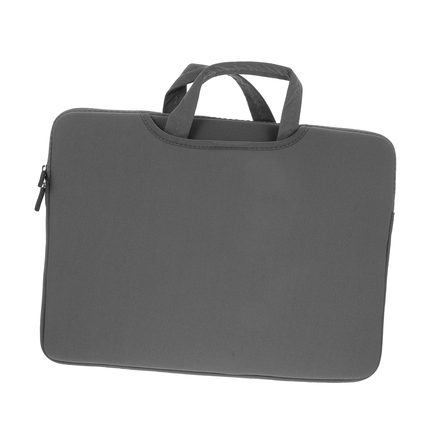 jojofuny Laptop Carrying Bag Portable Computer Tote for Business Travel Handheld Laptop Storage Pouch Grey Convenient Design for Office and Leisure