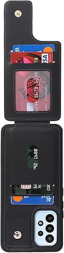 Miniatura 6 de Lipvina Funda para Samsung Galaxy A53 5G con tarjetero, Galaxy A53 5G funda tipo cartera para mujer, tarjetero de crédito, soporte de anillo y