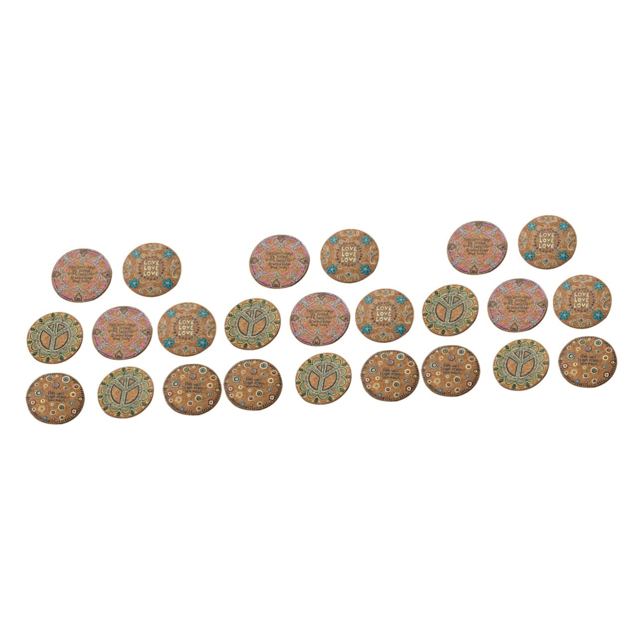 Alipis 24piezas Posavasos De Corcho Natural Resistentes Al Calor y Absorbentes para Proteger Mesas y Servir Bebidas Casa Oficina o Eventos