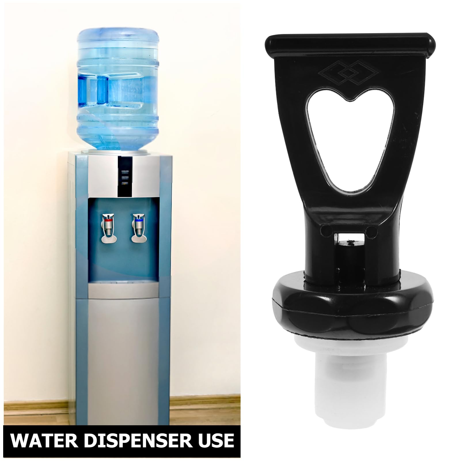Rubinetto in Plastica per Dispenser Acqua Facile Installazione e Compatibilità, per Erogazione Bevande da Secchio Termico