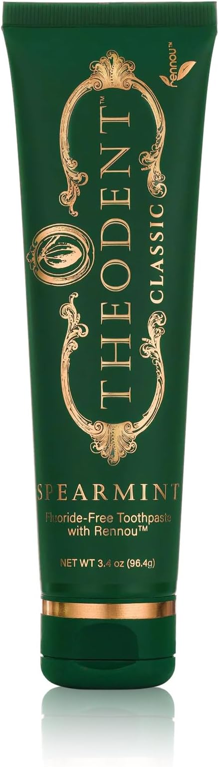 Theodent Premium Classic Fluoride Free Cocoa Whitening Crystal Mint Tooth Paste, 96.4 g
