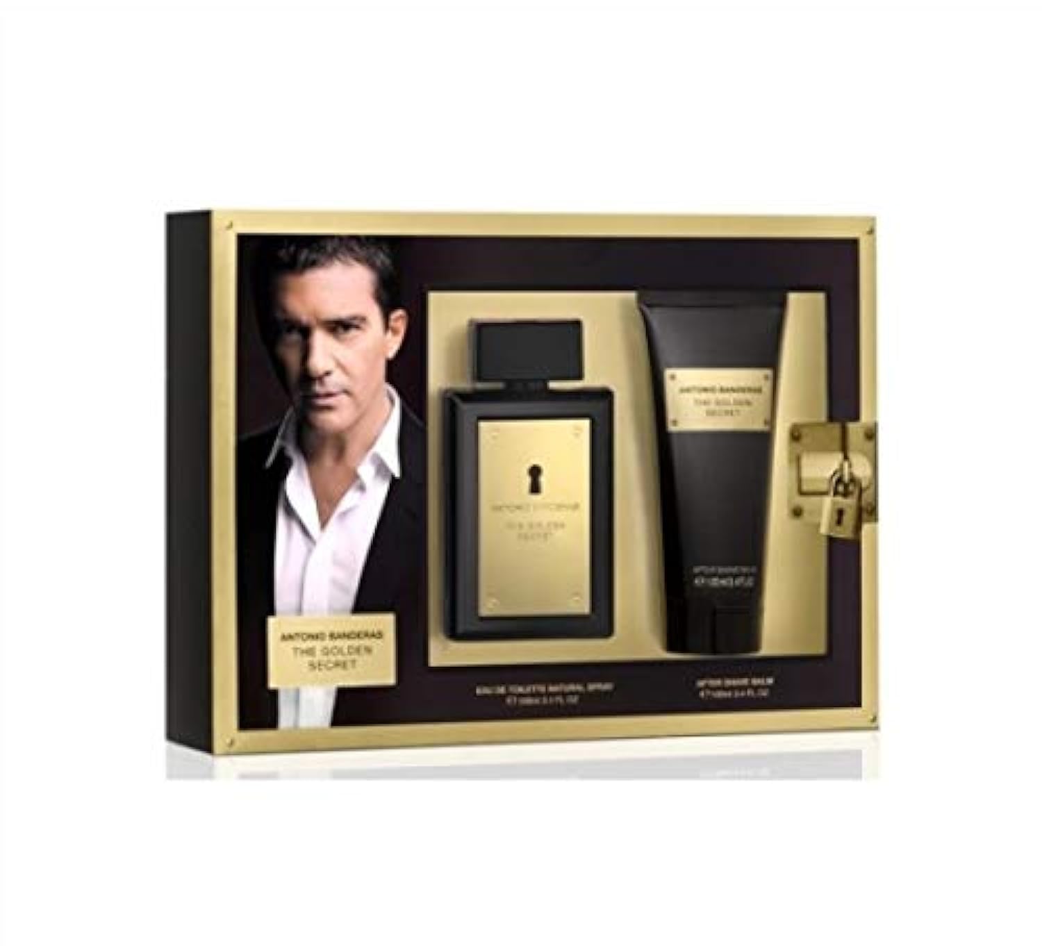 The Golden Secret Gift Set For Men Eau de Toilette With After Shave Balm 100ml