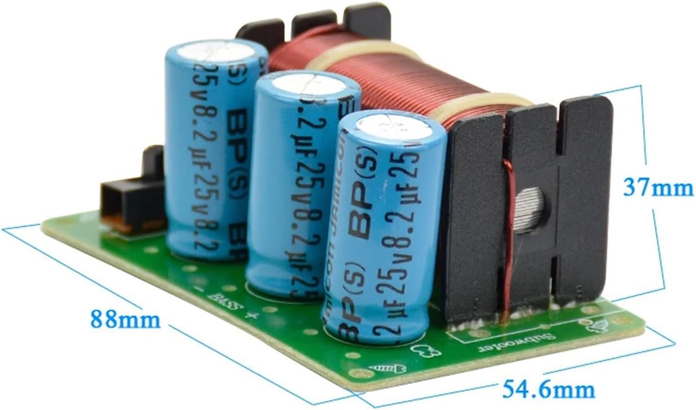 1pc Pure Bass Audio Professional Subwoofer Frequency Divider Speaker Crossover Filter