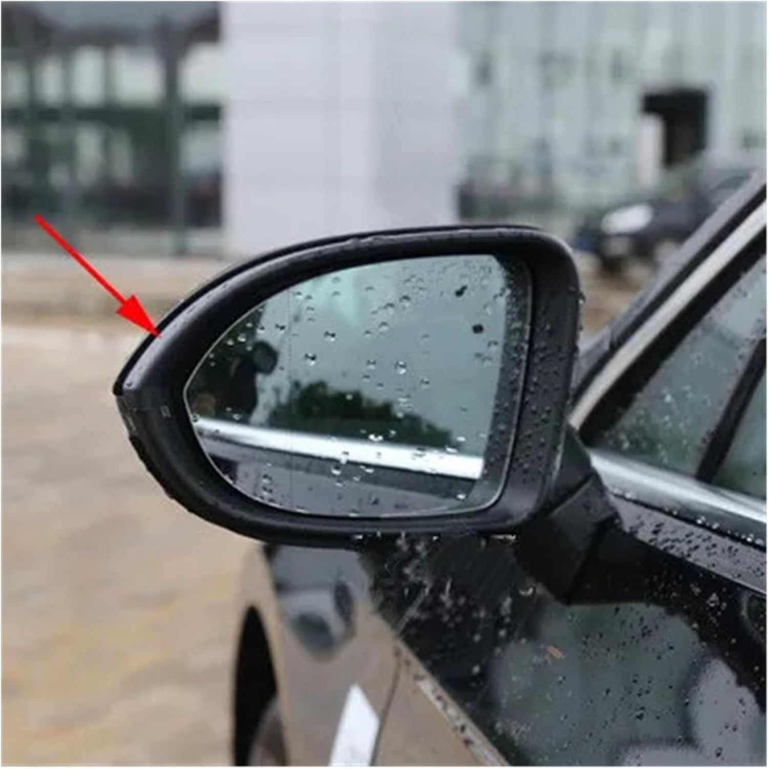 Left and Right Side Mirror Housing Frame Trim Fit for VW Passat B7 for CC for Jetta MK6 for Beetle for EOS(Right Side RH)